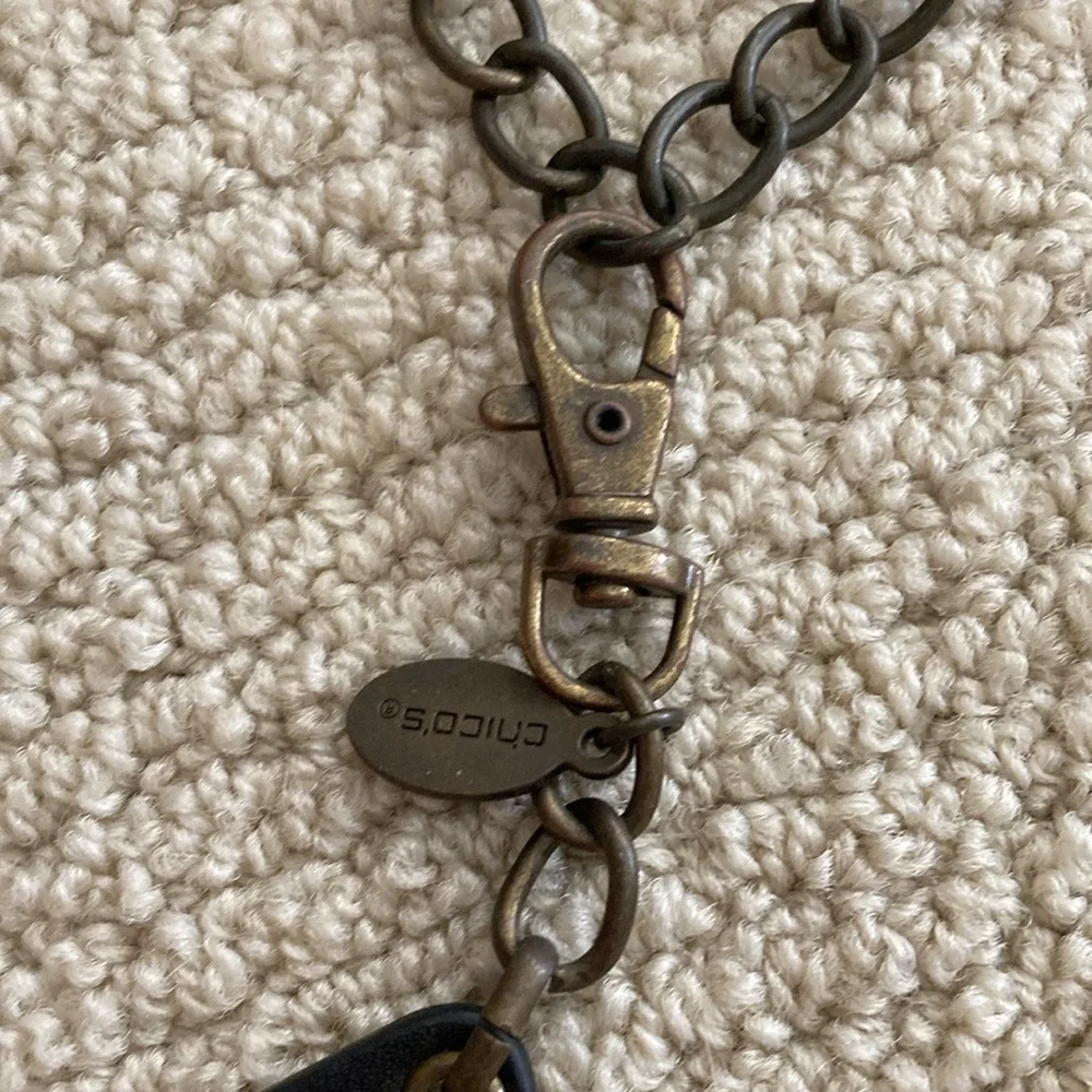 Chico’s Vintage Beaded Concho Belt RARE Boho Adjustable Women’s One Size 1990s